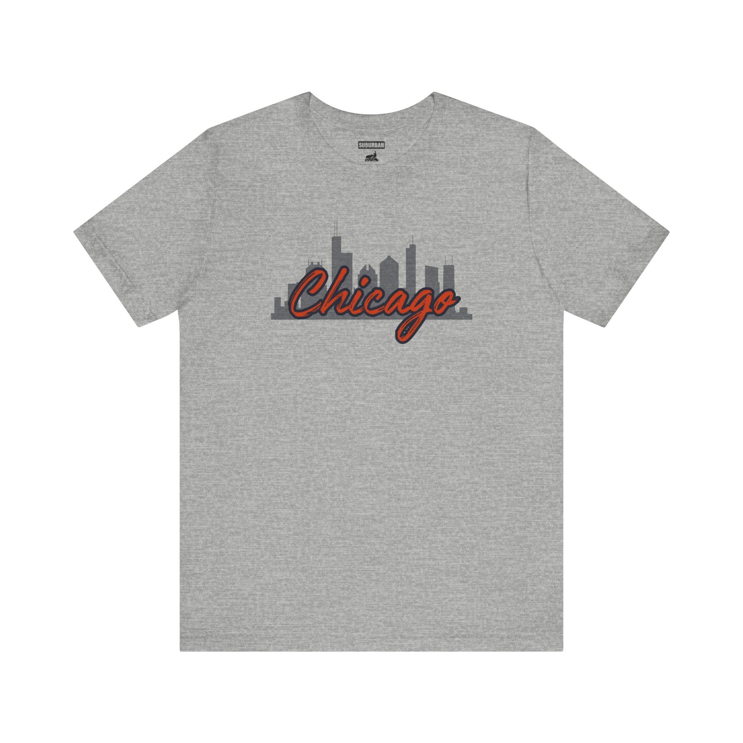 Chicago Skyline Football Tee