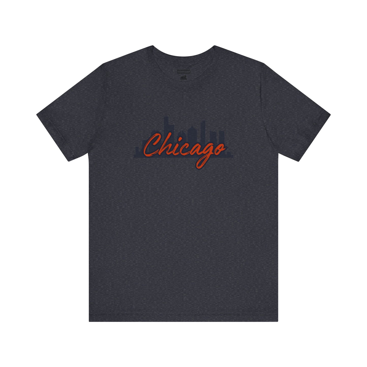 Chicago Skyline Football Tee