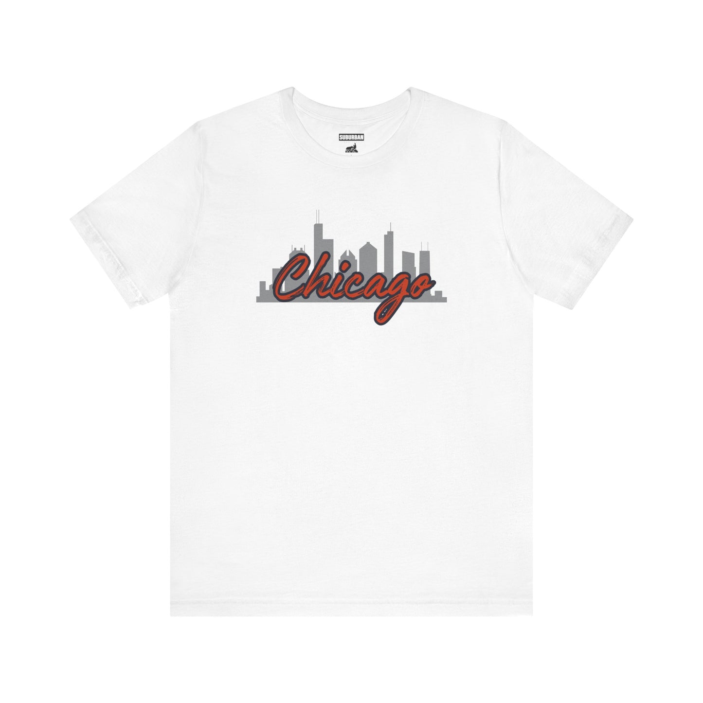 Chicago Skyline Football Tee