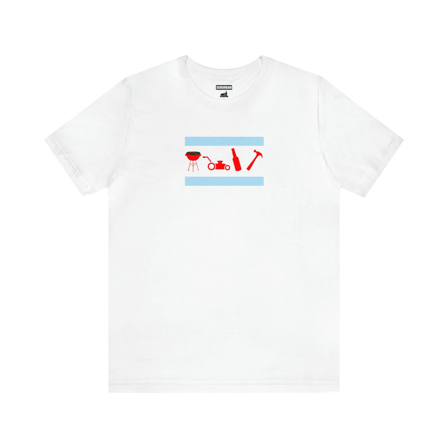 "Suburban" Dad Flag Tee