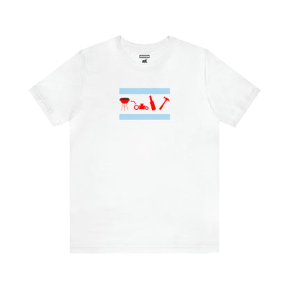 "Suburban" Dad Flag Tee