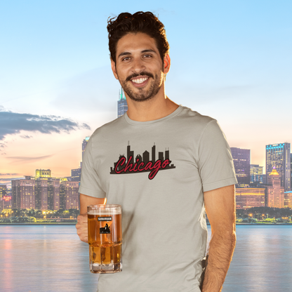 Chicago Skyline Basketball Tee