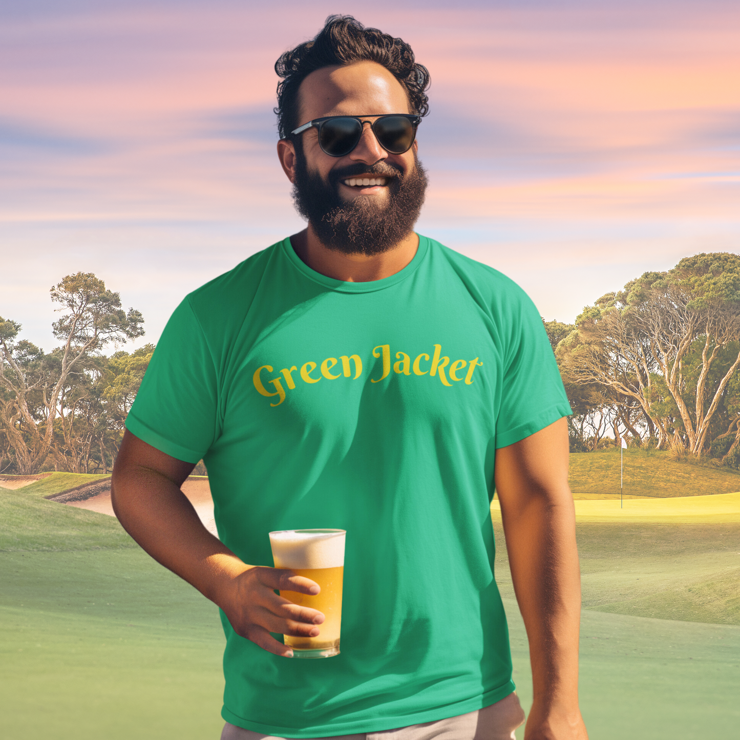 Green Jacket Golf Tee