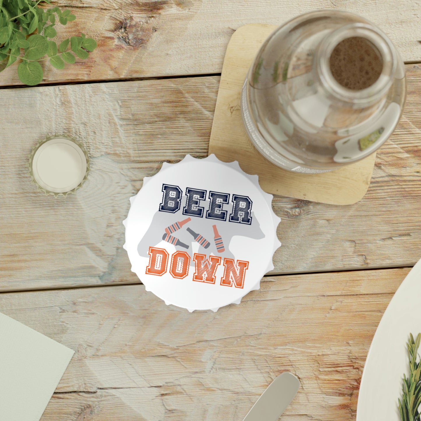 Beer Down Bottle Opener