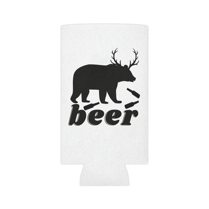 Bear + Deer = Beer Can Koozie