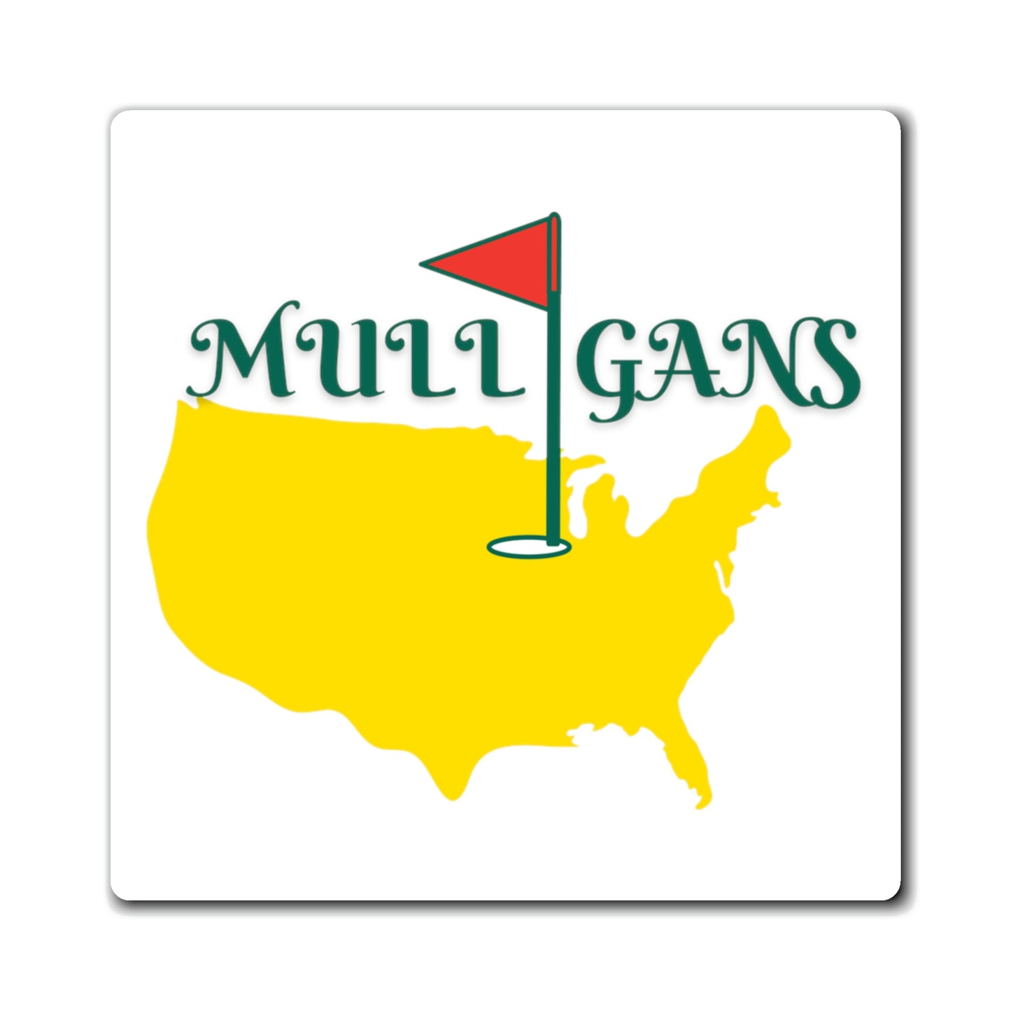 Mulligans Golf Magnet
