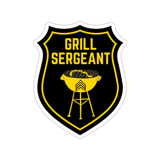 Grill Sergeant Sticker