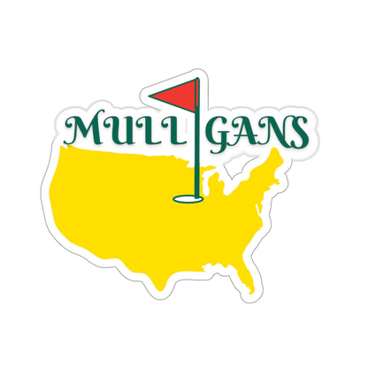 Mulligans Golf Sticker
