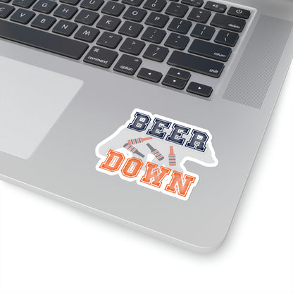 Beer Down Sticker